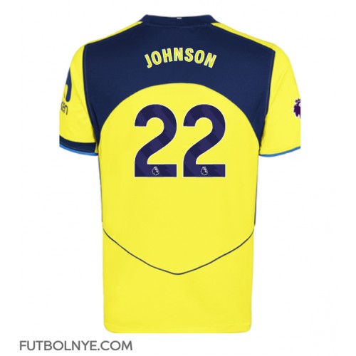 Camiseta Tottenham Hotspur Brennan Johnson #22 Tercera Equipación 2025-26 manga corta